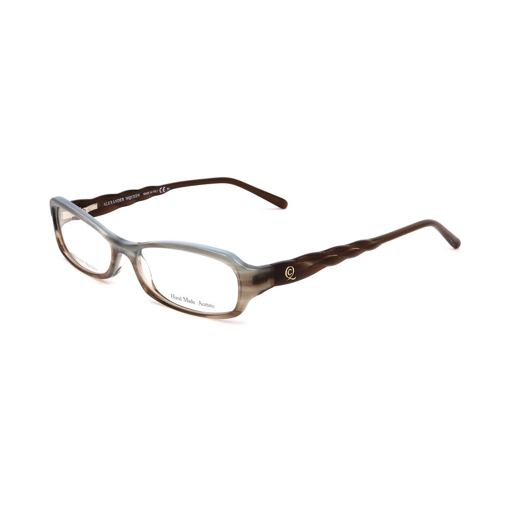 Alexander McQueen Brown Acetate Frames - Beyzy Store - Alexander McQueen