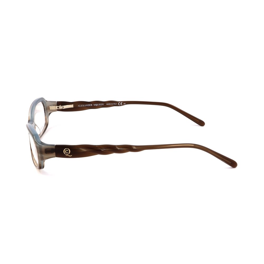 Alexander McQueen Brown Acetate Frames - Beyzy Store - Alexander McQueen