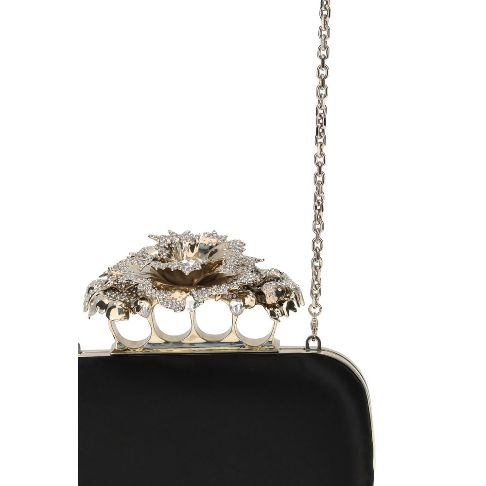 Alexander McQueen Carnation Knuckle Clutch - Beyzy Store - Alexander McQueen