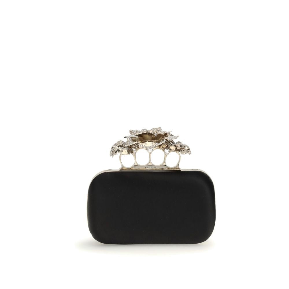 Alexander McQueen Carnation Knuckle Clutch - Beyzy Store - Alexander McQueen