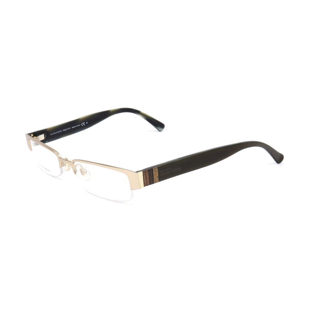 Alexander McQueen Gold Metal Frames - Beyzy Store - Alexander McQueen