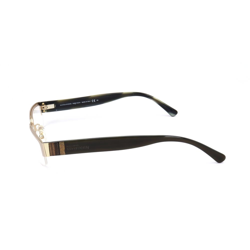 Alexander McQueen Gold Metal Frames - Beyzy Store - Alexander McQueen