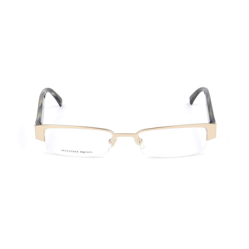 Alexander McQueen Gold Metal Frames - Beyzy Store - Alexander McQueen