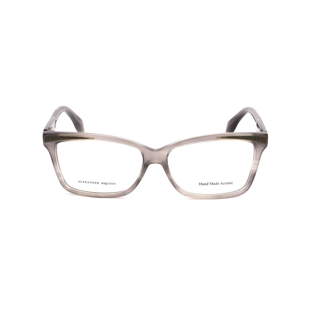 Alexander McQueen Gray Acetate Frames - Beyzy Store - Alexander McQueen