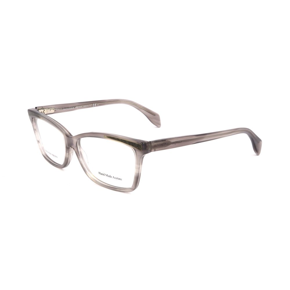 Alexander McQueen Gray Acetate Frames - Beyzy Store - Alexander McQueen