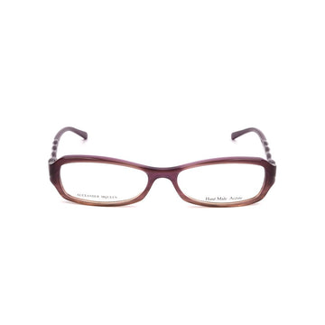 Alexander McQueen Purple Acetate Frames - Beyzy Store - Alexander McQueen
