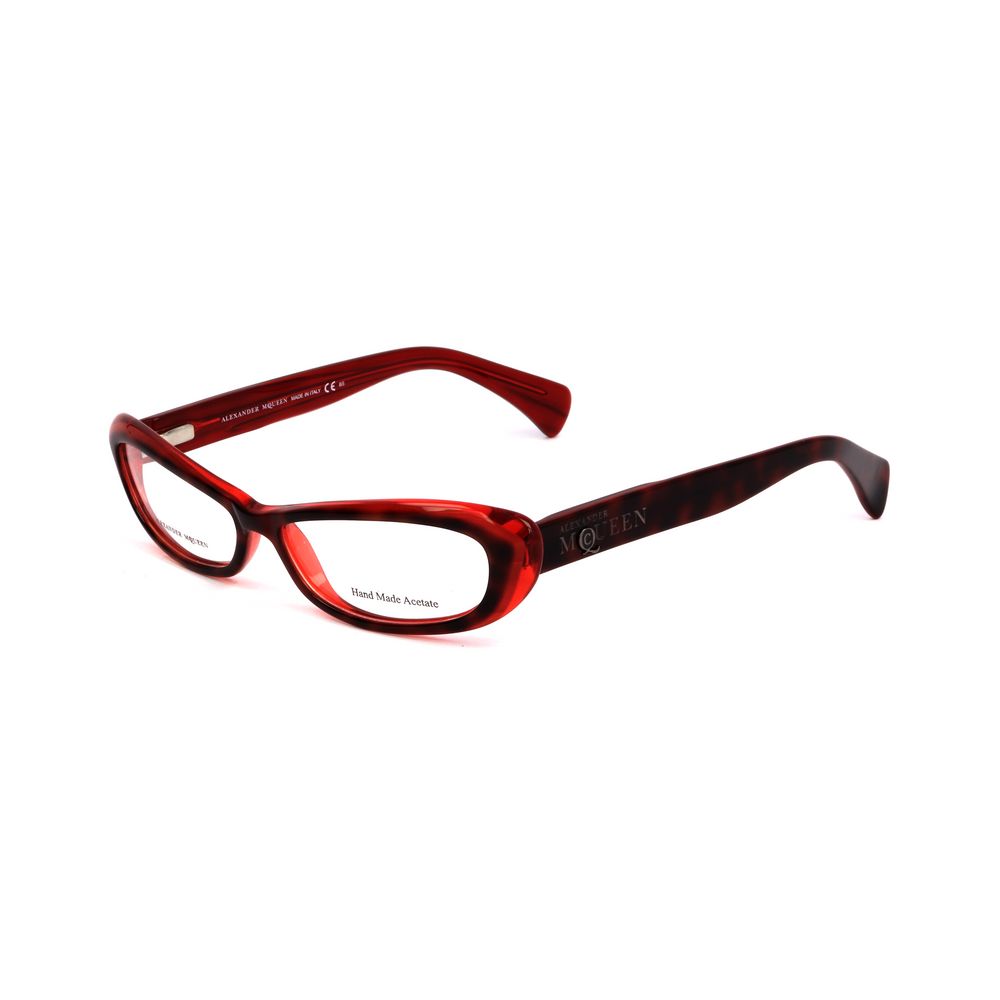 Alexander McQueen Red Acetate Frames - Beyzy Store - Alexander McQueen