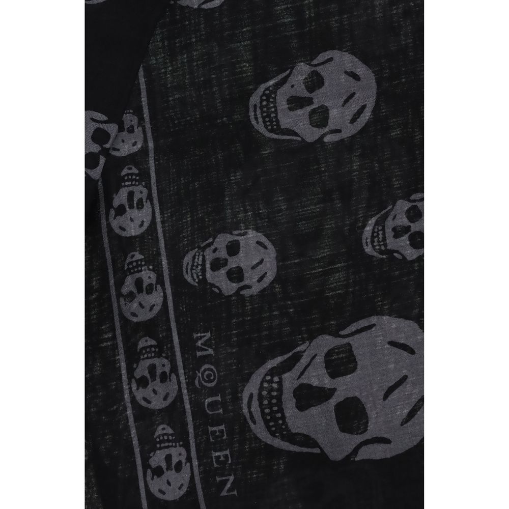 Alexander McQueen Skull Scarf - Beyzy Store - Alexander McQueen
