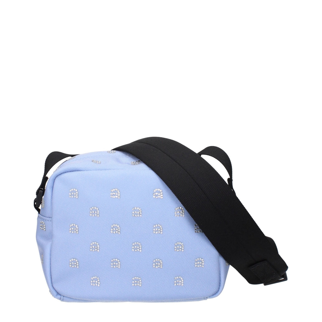Alexander Wang Light Blue Fabric Crossbody Bag - Beyzy Store - Alexander Wang
