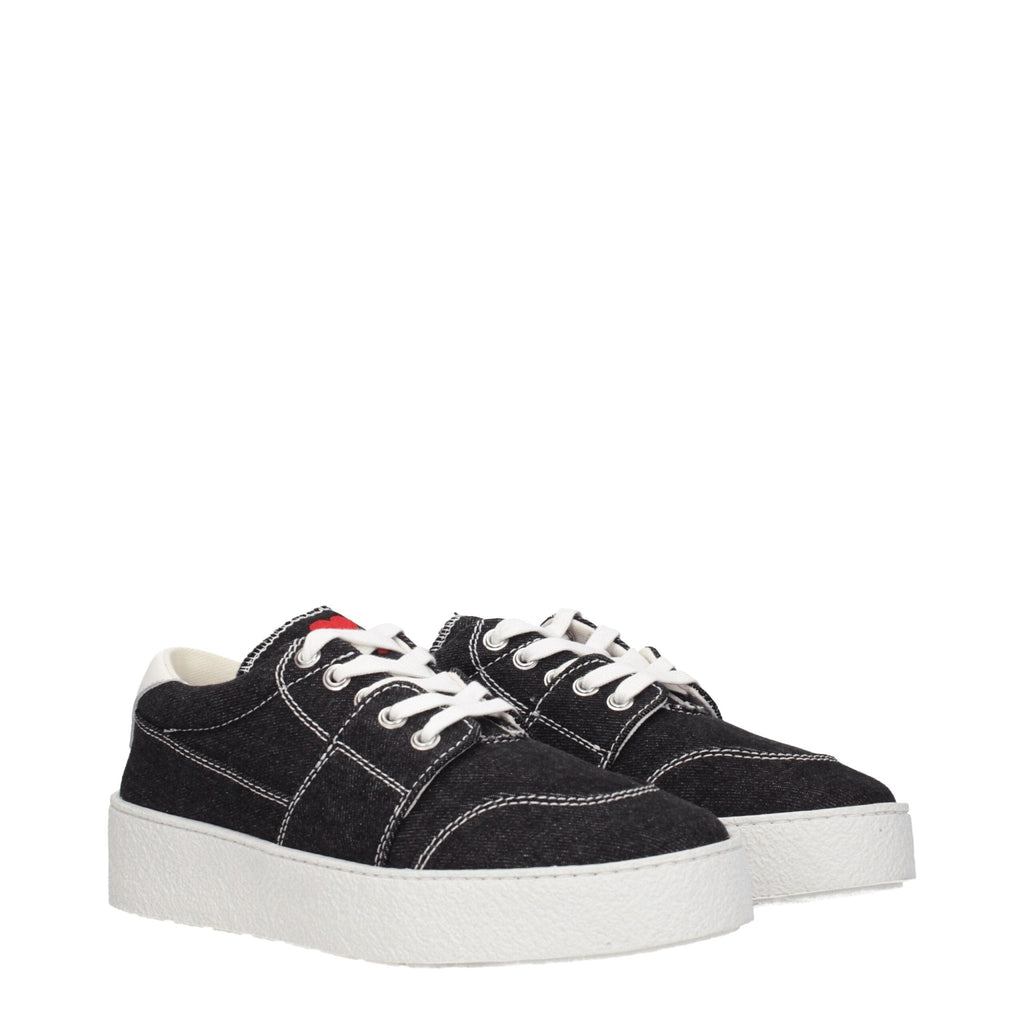 Ami Paris Black Fabric Sneakers - Beyzy Store - Ami Paris