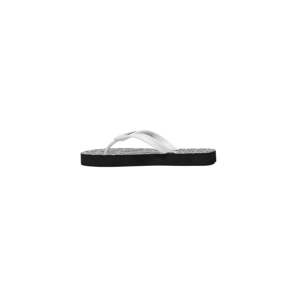Armani Exchange Black And White Rubber Flip - Flop Sandal - Beyzy Store - Armani Exchange