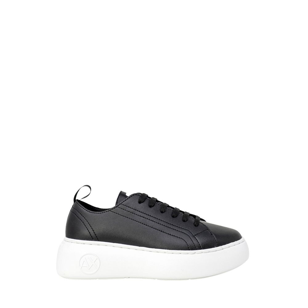 Armani Exchange Black Artificial Leather Sneaker - Beyzy Store - Armani Exchange
