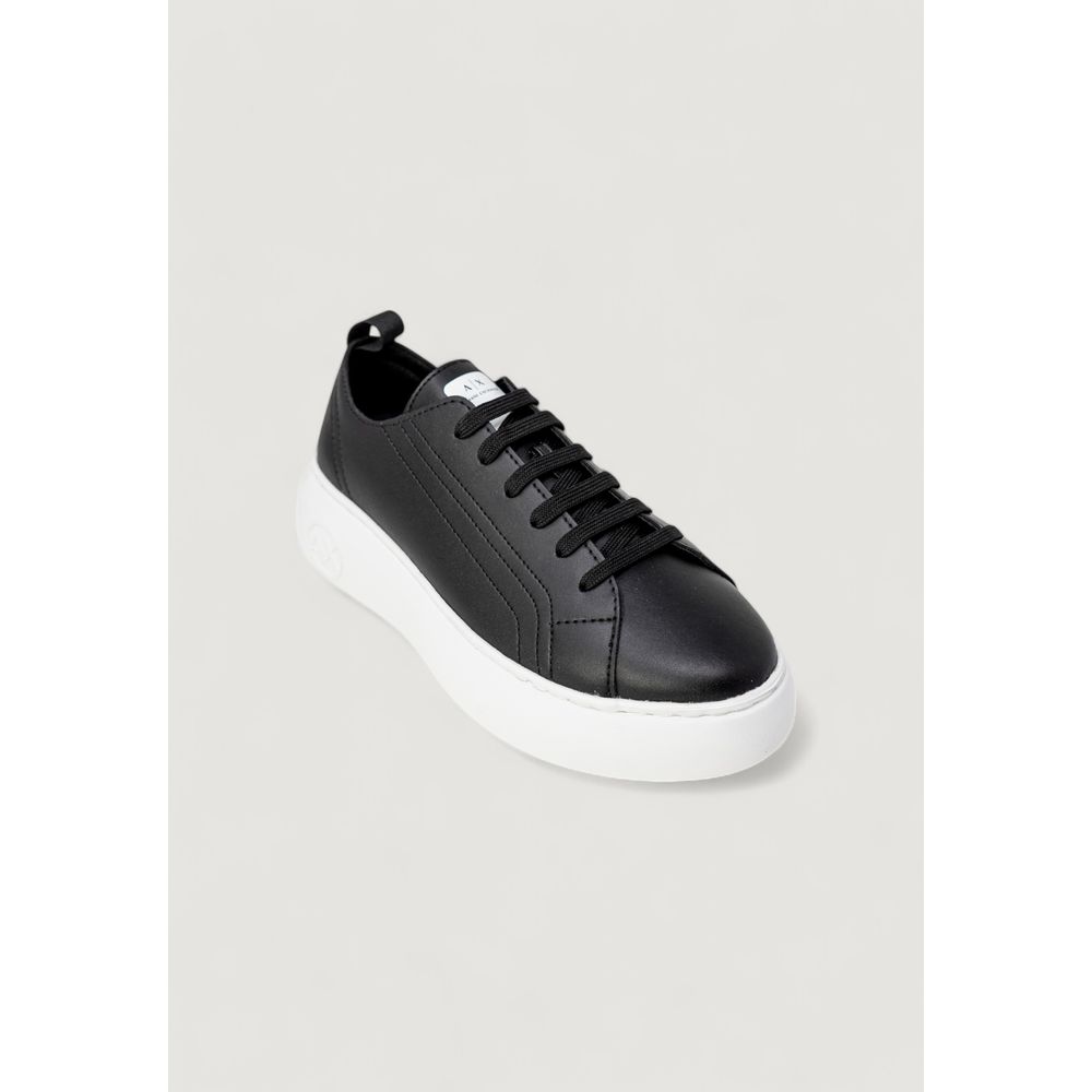 Armani Exchange Black Artificial Leather Sneaker - Beyzy Store - Armani Exchange