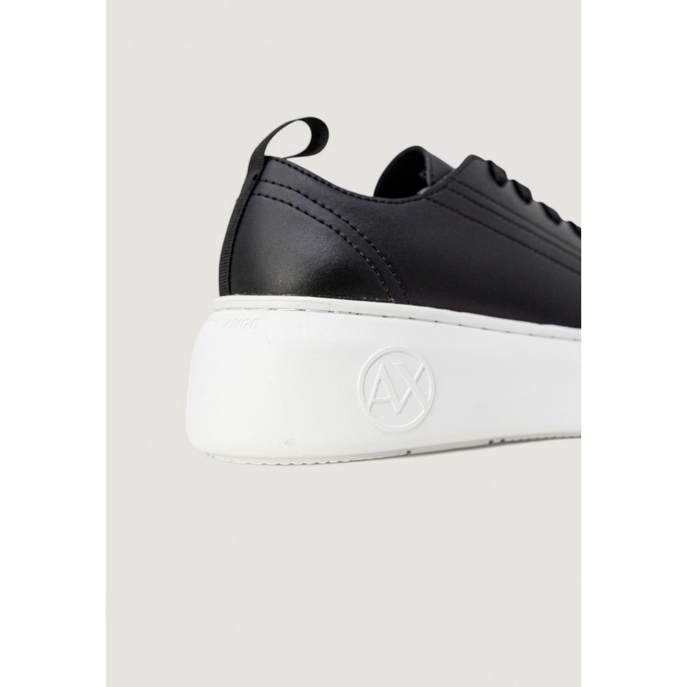 Armani Exchange Black Artificial Leather Sneaker - Beyzy Store - Armani Exchange