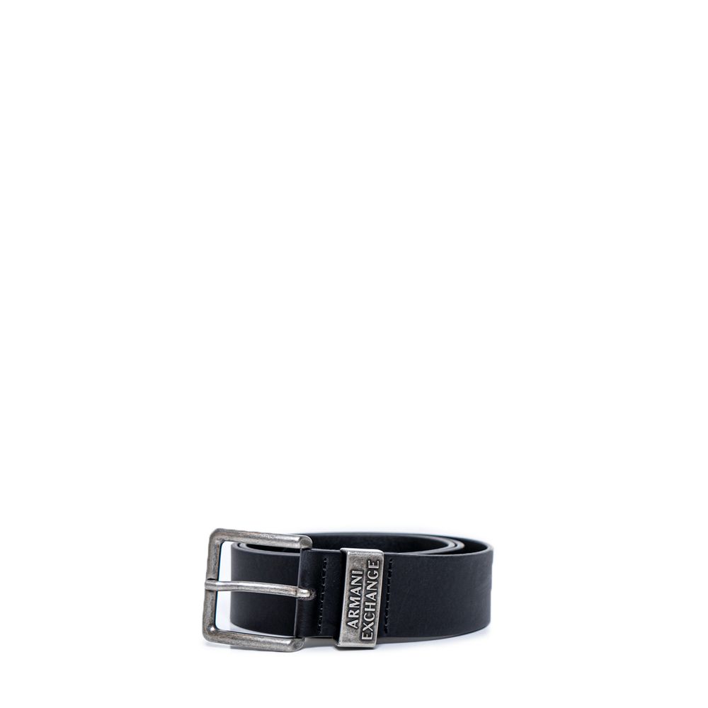 Armani Exchange Black Leather Belt - Beyzy Store - Armani Exchange