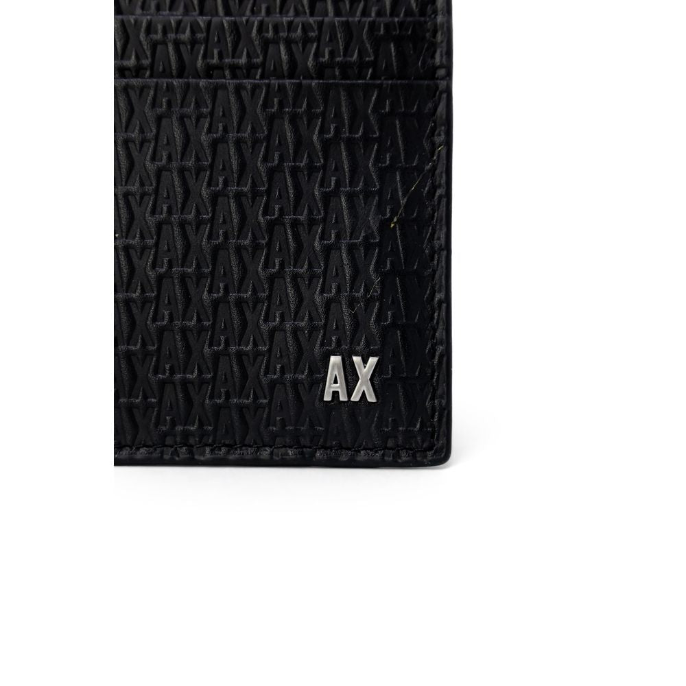 Armani Exchange Black Leather Wallet - Beyzy Store - Armani Exchange