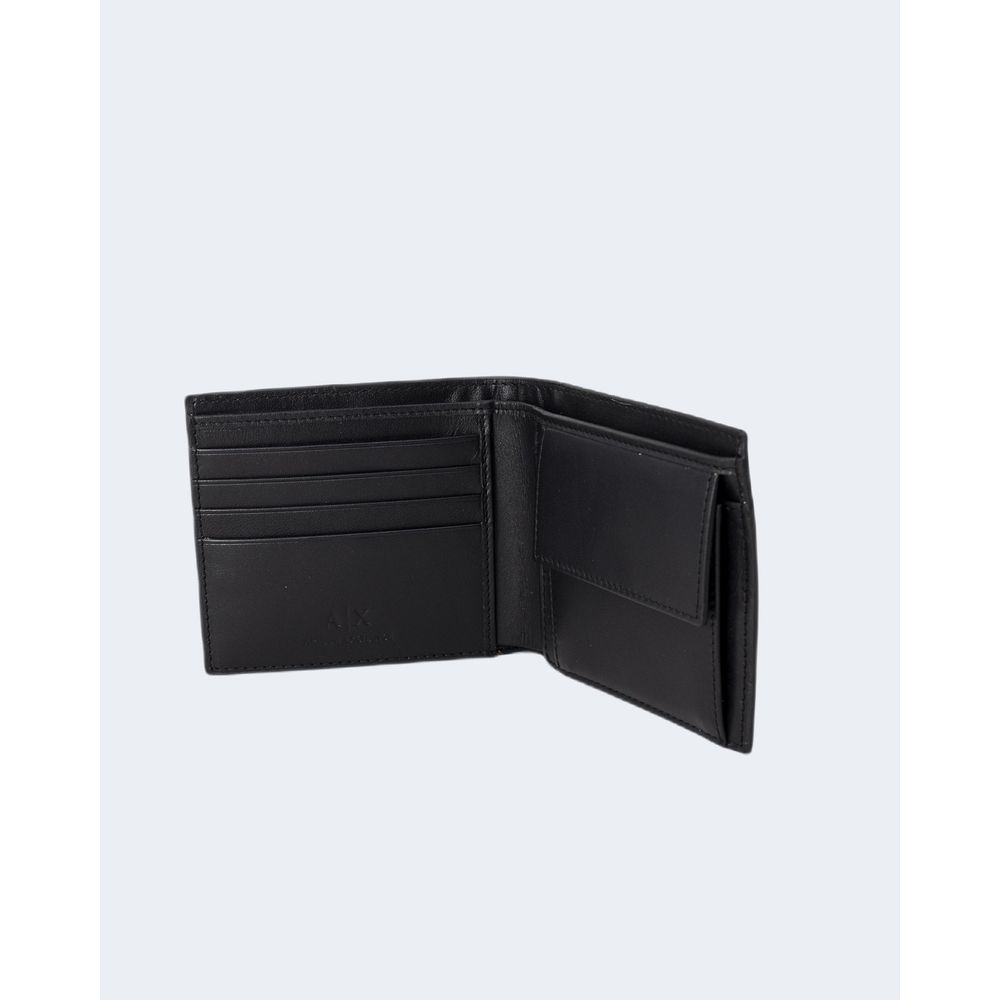 Armani Exchange Black Leather Wallet - Beyzy Store - Armani Exchange