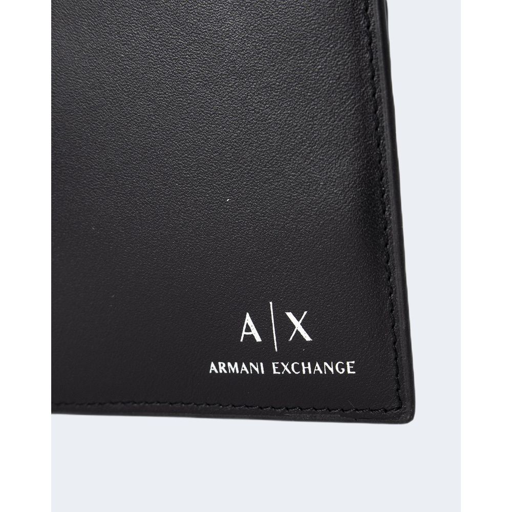 Armani Exchange Black Leather Wallet - Beyzy Store - Armani Exchange