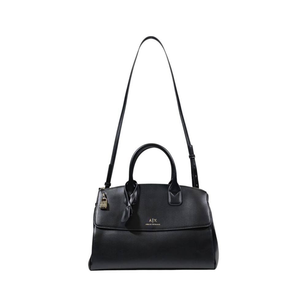 Armani Exchange Black Polyester Handbag - Beyzy Store - Armani Exchange