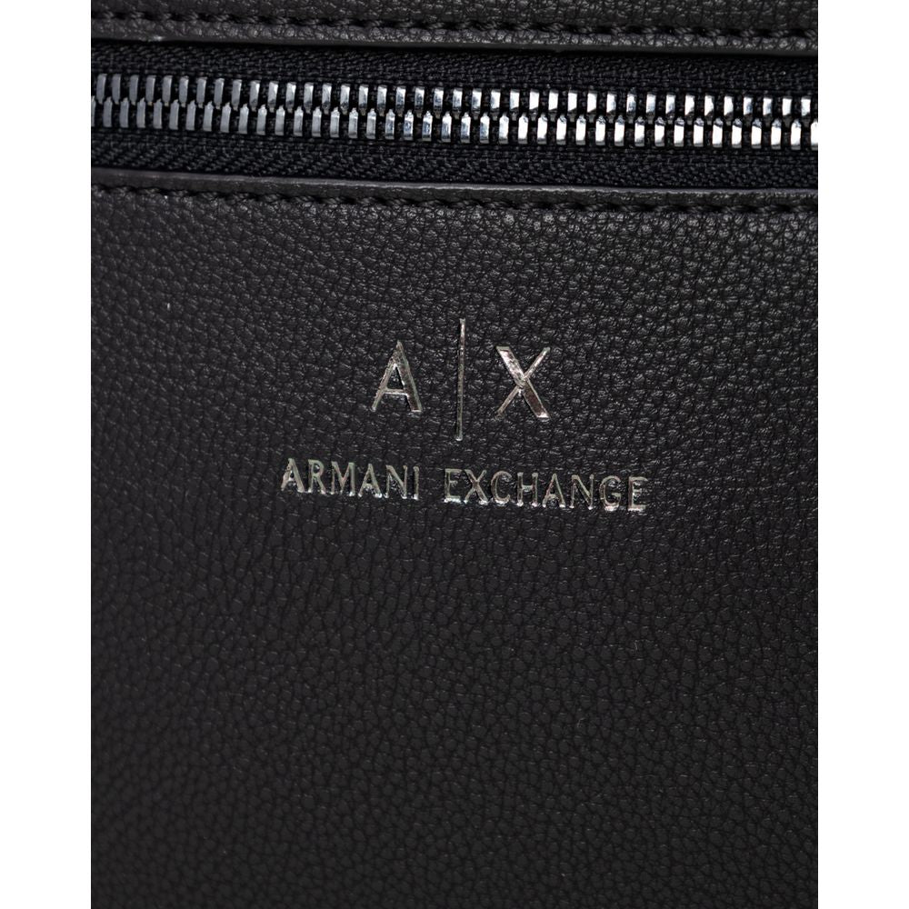Armani Exchange Black Polyester Messenger Bag - Beyzy Store - Armani Exchange