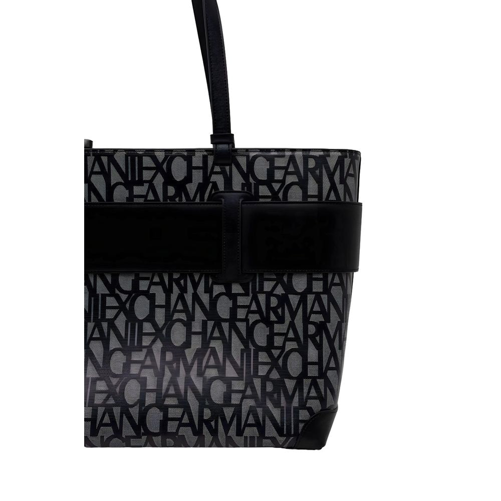 Armani Exchange Black Polyethylene Handbag - Beyzy Store - Armani Exchange