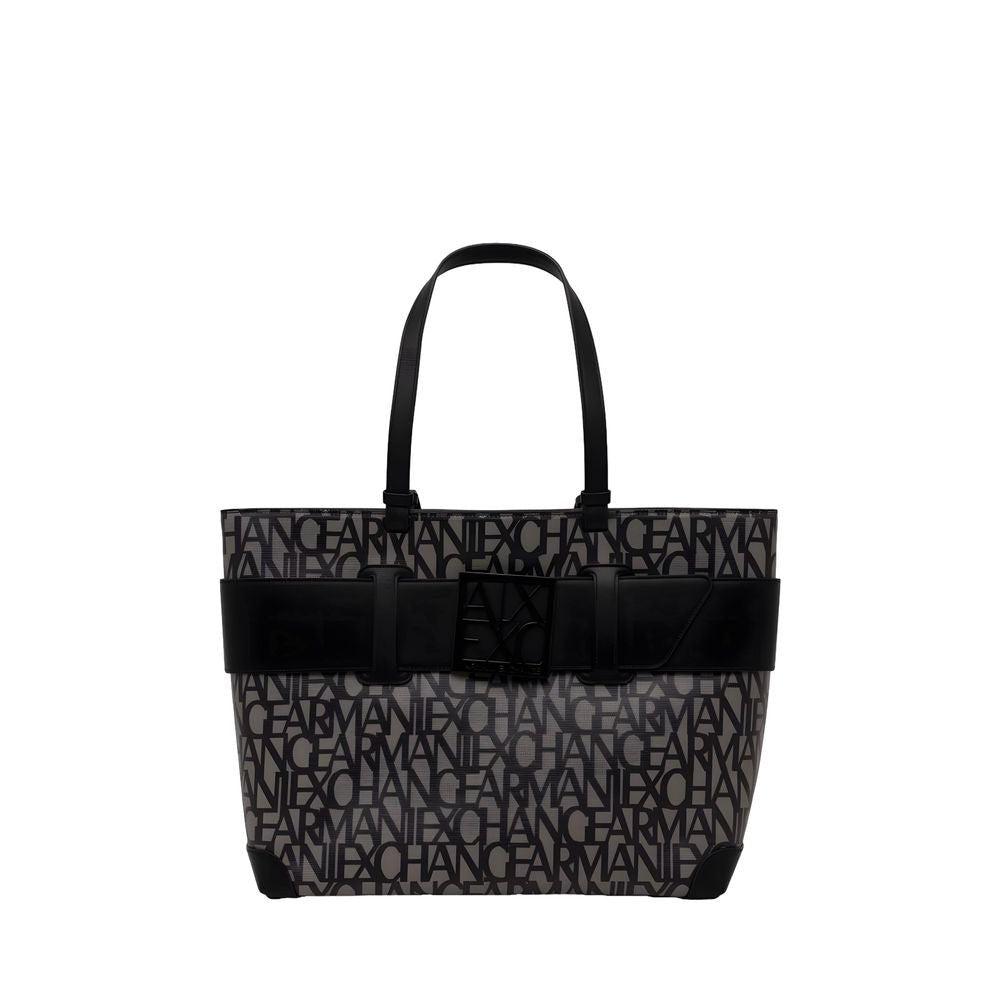 Armani Exchange Black Polyethylene Handbag - Beyzy Store - Armani Exchange