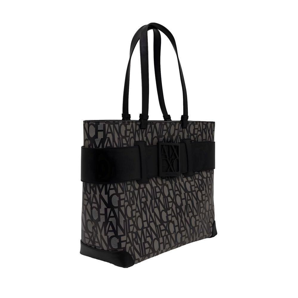 Armani Exchange Black Polyethylene Handbag - Beyzy Store - Armani Exchange