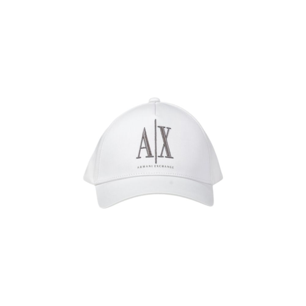 Armani Exchange White Cotton Caps Baseball Hat - Beyzy Store - Armani Exchange