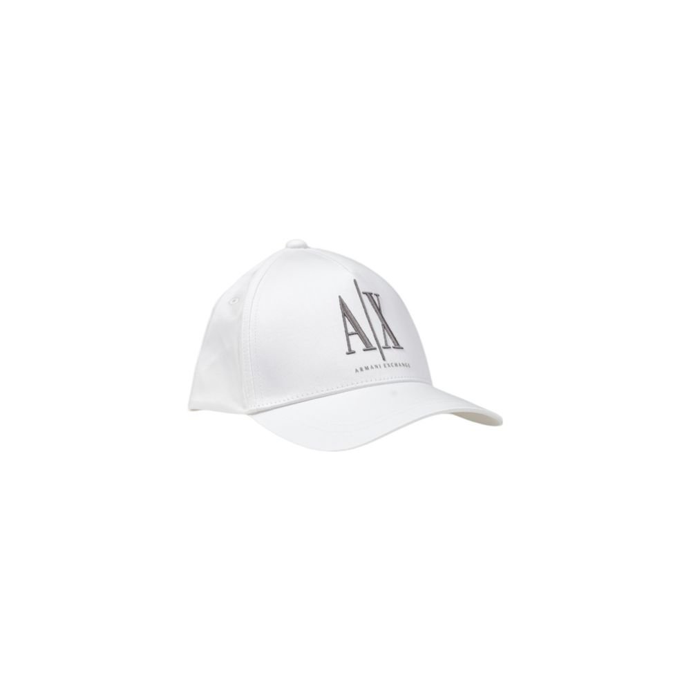 Armani Exchange White Cotton Caps Baseball Hat - Beyzy Store - Armani Exchange