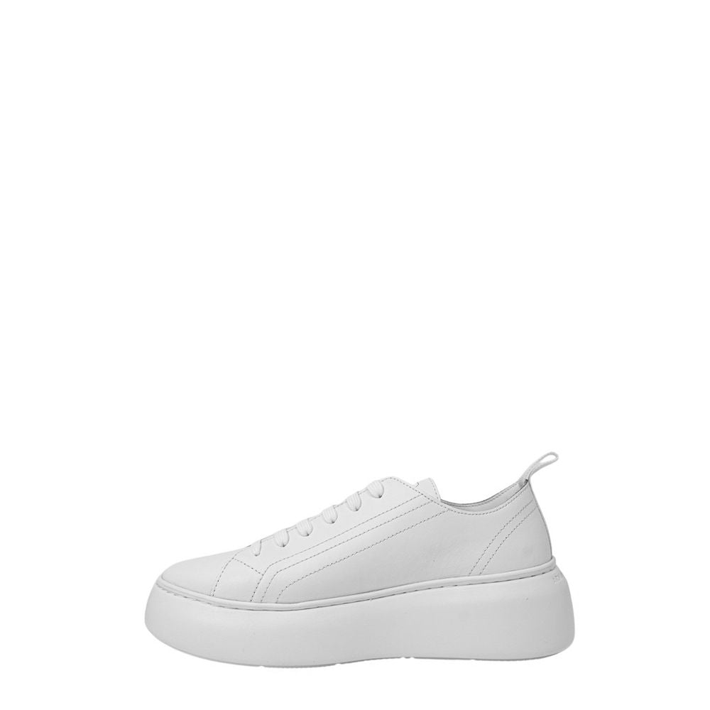 Armani Exchange White Leather Sneaker - Beyzy Store - Armani Exchange