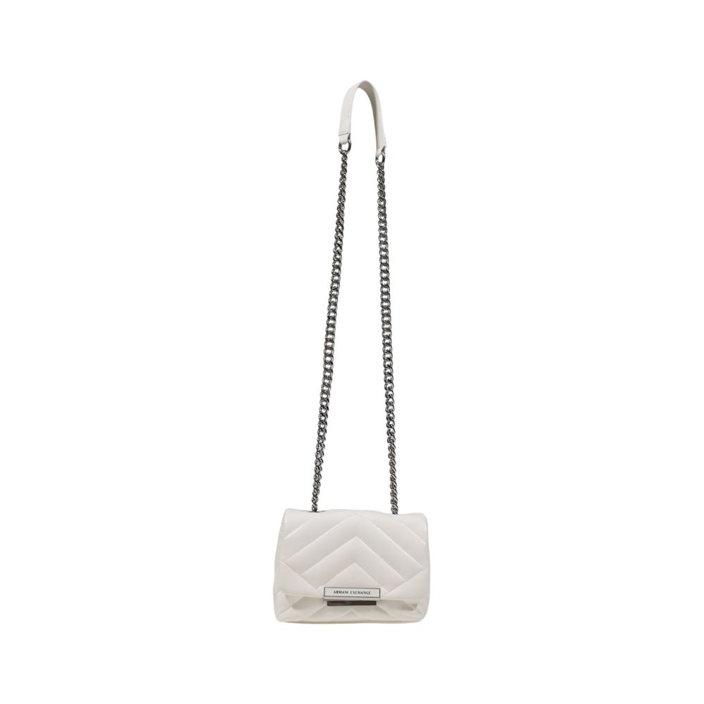 Armani Exchange White Polyester Handbag - Beyzy Store - Armani Exchange