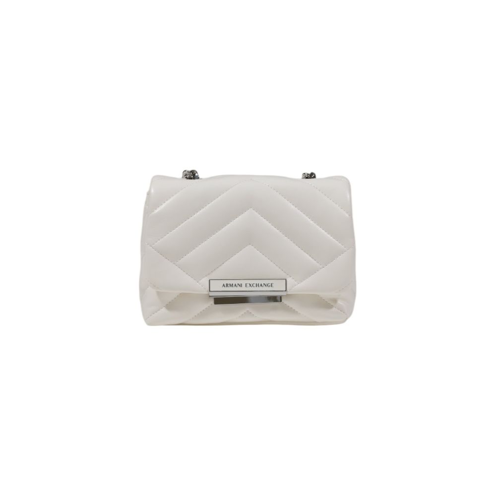Armani Exchange White Polyester Handbag - Beyzy Store - Armani Exchange