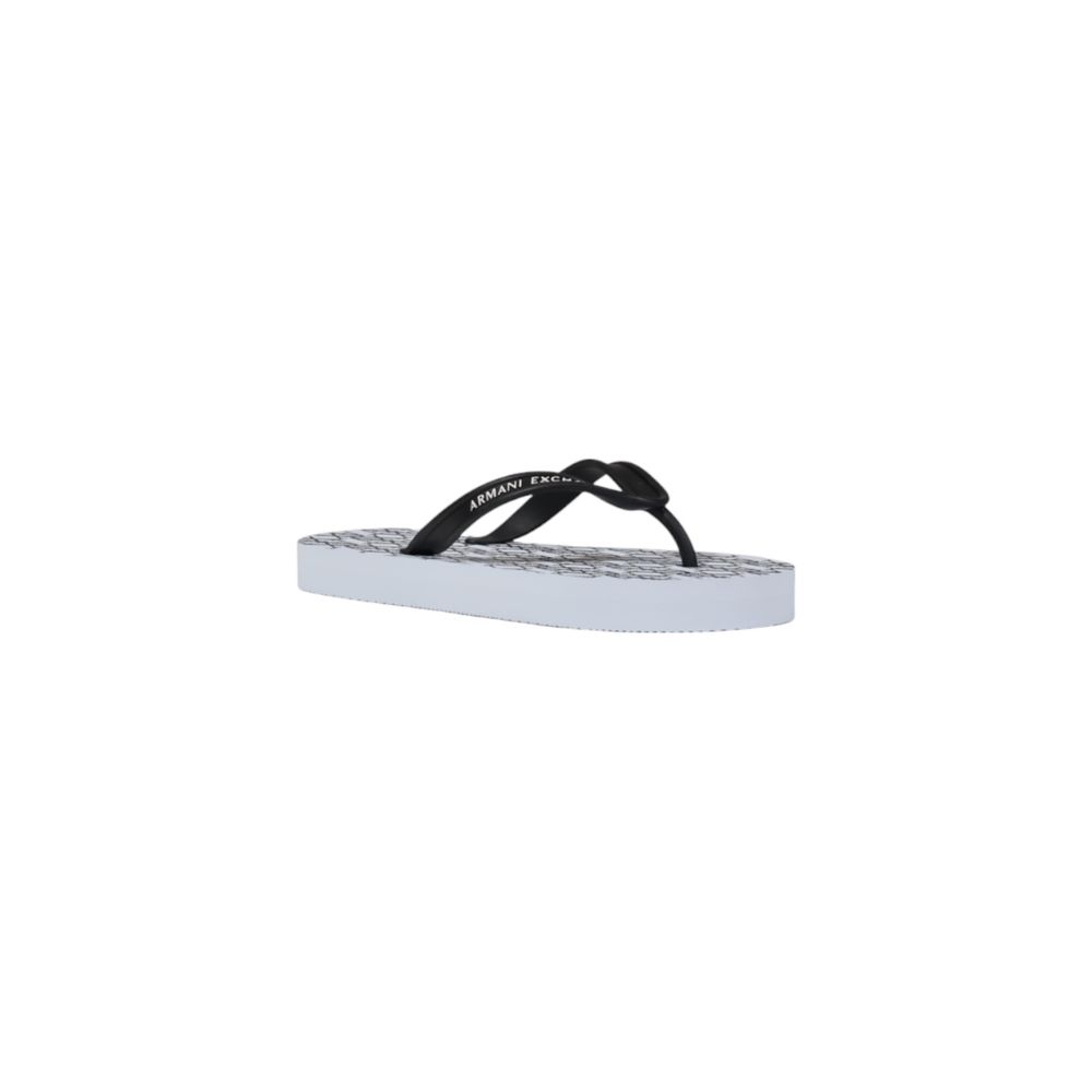 Armani Exchange White Rubber Flip - Flop Sandal - Beyzy Store - Armani Exchange
