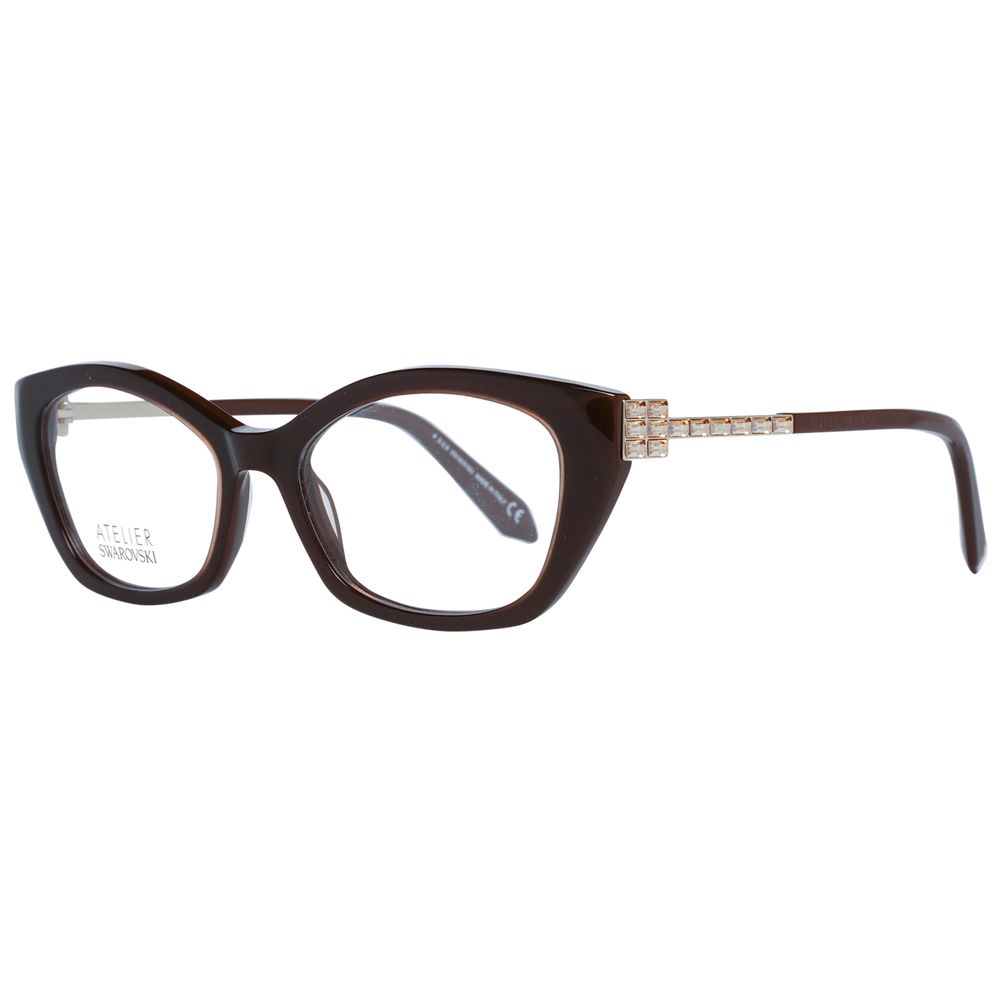 Atelier Swarovski Brown Women Glasses Frame - Beyzy Store - Atelier Swarovski
