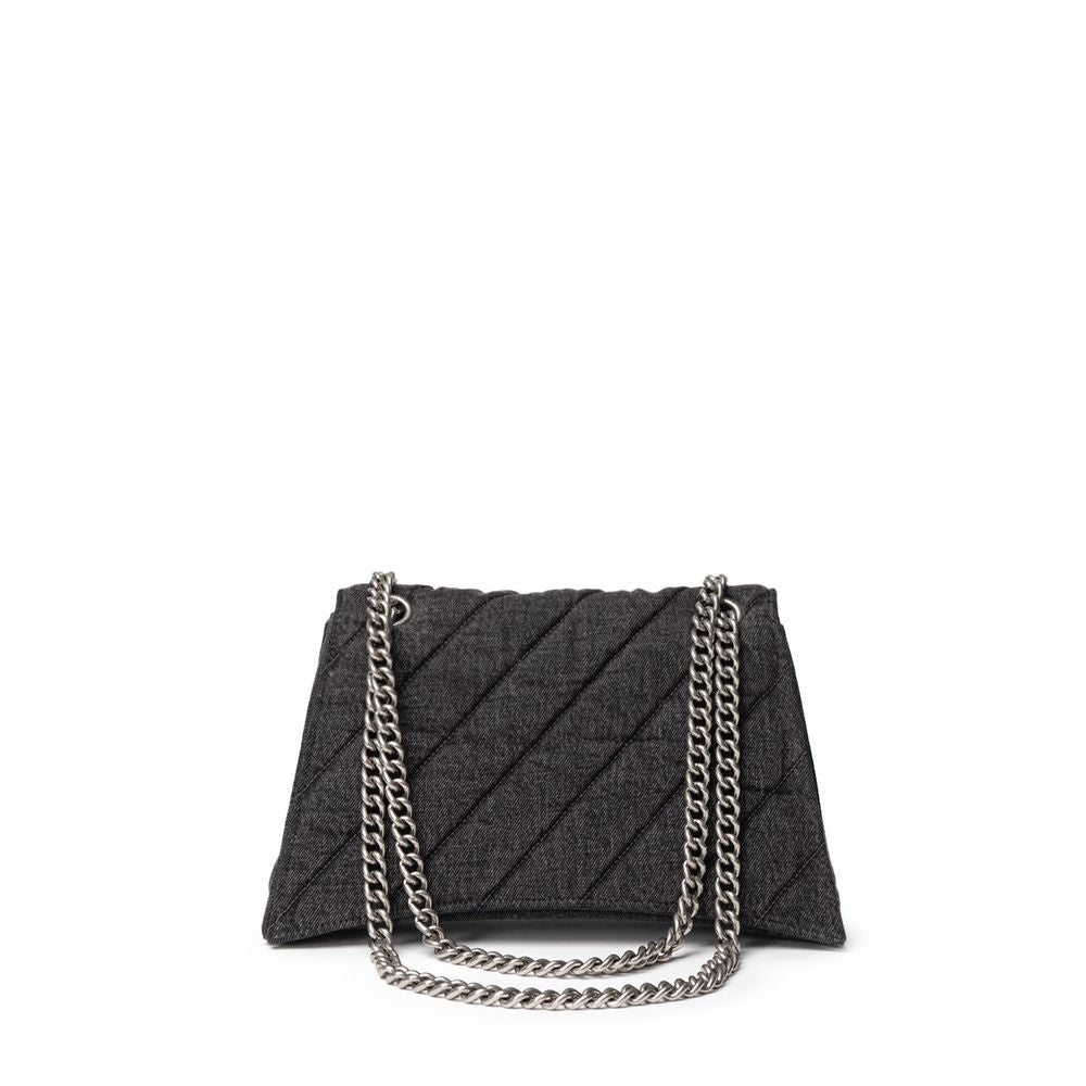 Balenciaga Black Fabric And Leather Shoulder Bag - Beyzy Store - Balenciaga