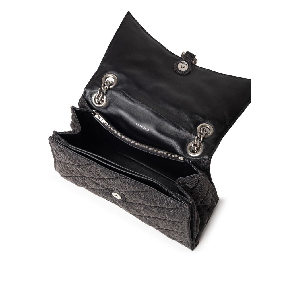 Balenciaga Black Fabric And Leather Shoulder Bag - Beyzy Store - Balenciaga