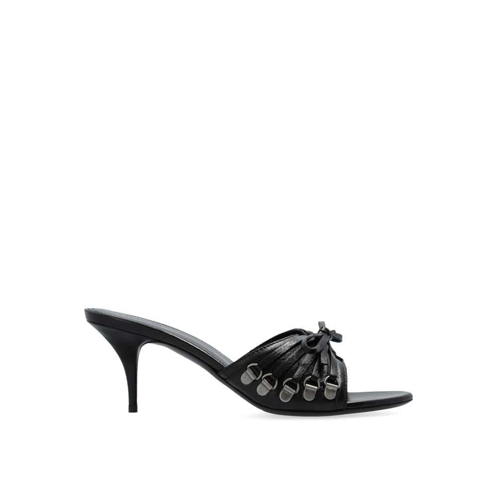 Balenciaga Cagole 70 Leather Sandals - Beyzy Store - Balenciaga