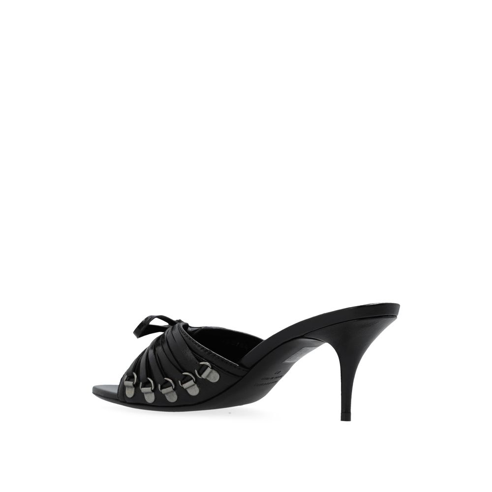 Balenciaga Cagole 70 Leather Sandals - Beyzy Store - Balenciaga