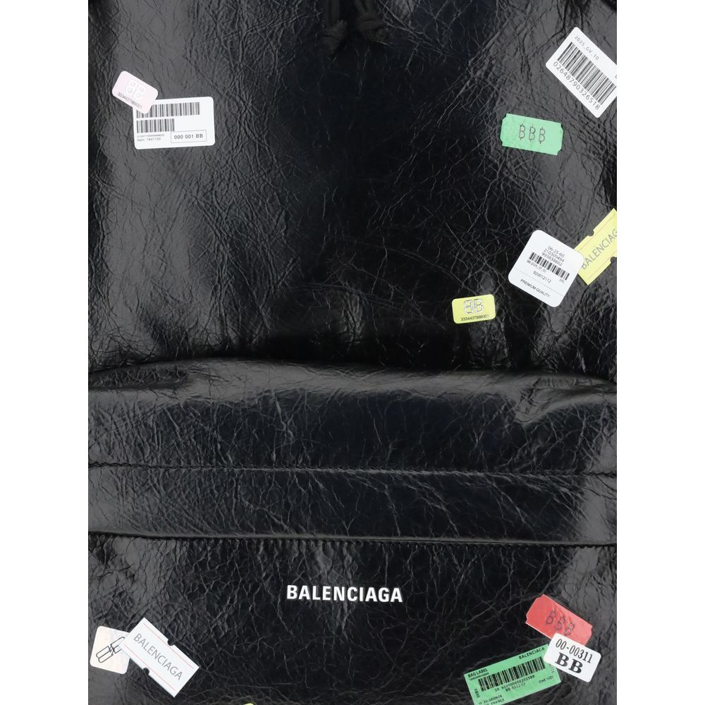 Balenciaga Explorer Backpack with printed stickers - Beyzy Store - Balenciaga