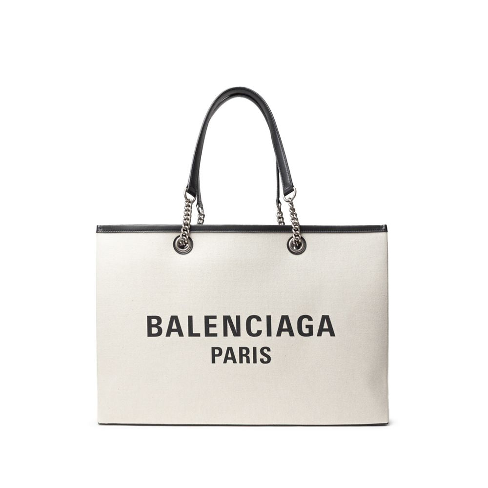 Balenciaga Gray Cotton Tote Bag - Beyzy Store - Balenciaga