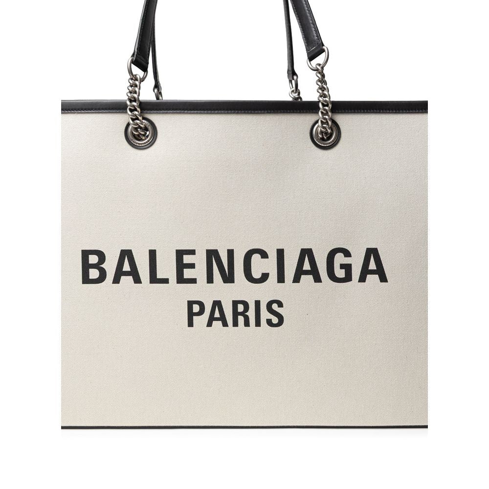 Balenciaga Gray Cotton Tote Bag - Beyzy Store - Balenciaga
