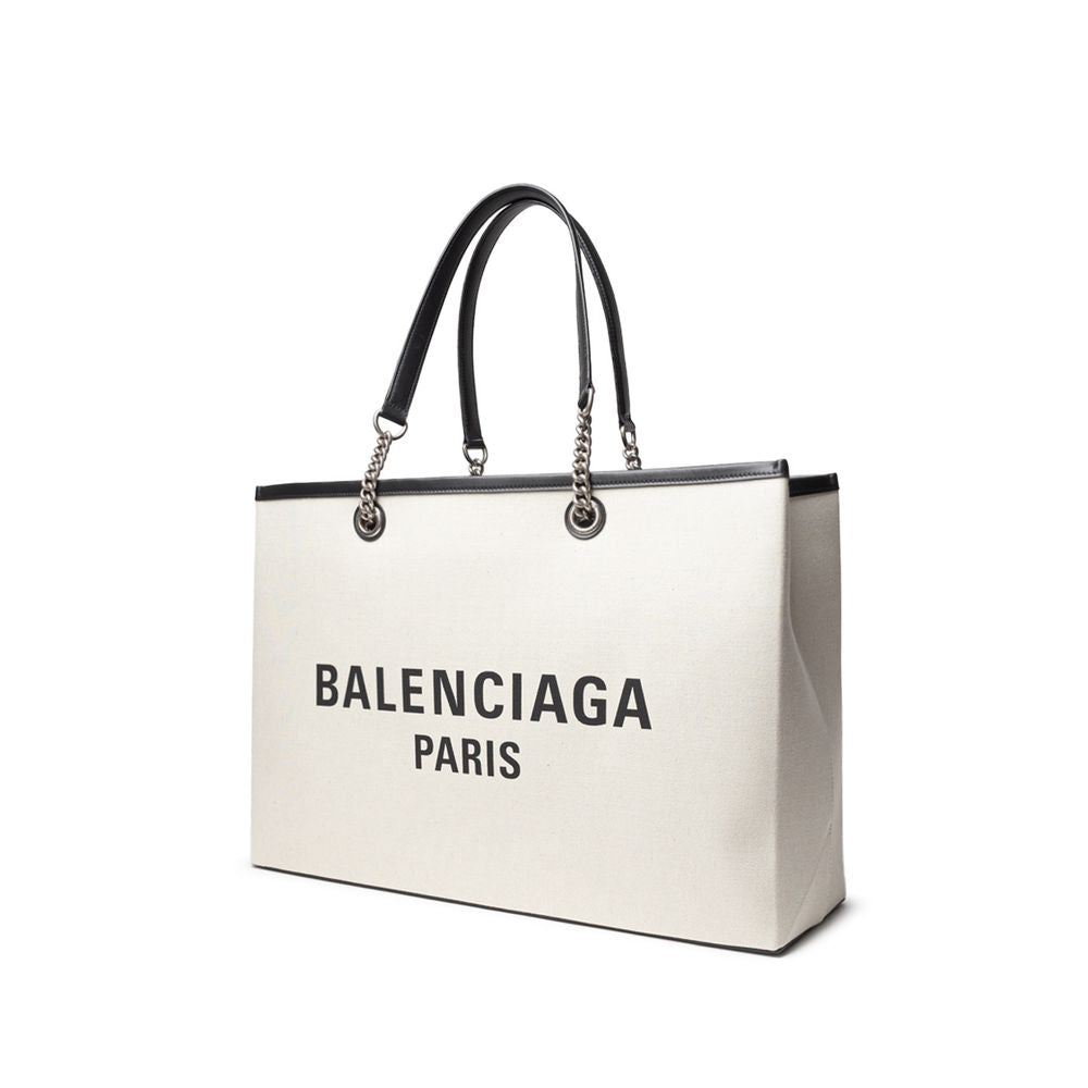Balenciaga Gray Cotton Tote Bag - Beyzy Store - Balenciaga