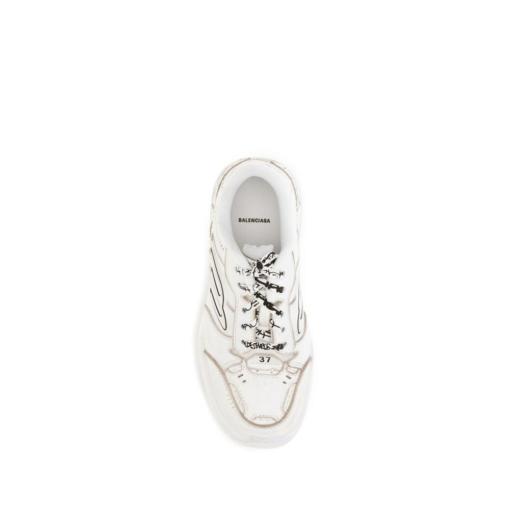 Balenciaga Hamptons Worn - out Sneakers - Beyzy Store - Balenciaga
