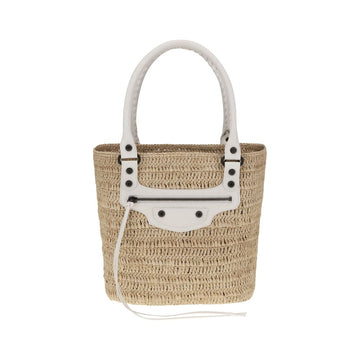Balenciaga Le City small straw Shoulder Bag - Beyzy Store - Balenciaga