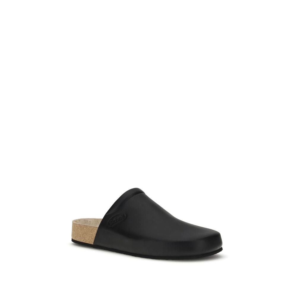 Balenciaga Leather Mules with cork insole - Beyzy Store - Balenciaga