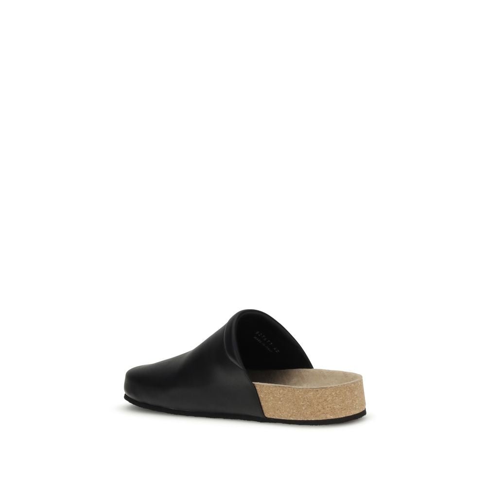 Balenciaga Leather Mules with cork insole - Beyzy Store - Balenciaga