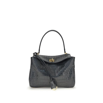 Balenciaga Rodeo Shoulder Bag in crocodile - print leather - Beyzy Store - Balenciaga