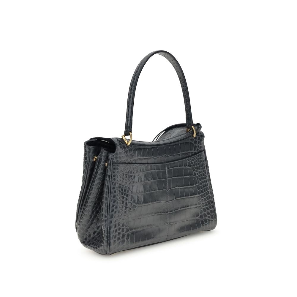 Balenciaga Rodeo Shoulder Bag in crocodile - print leather - Beyzy Store - Balenciaga