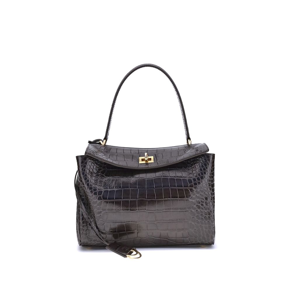 Balenciaga Rodeo Shoulder Bag in crocodile - print leather - Beyzy Store - Balenciaga