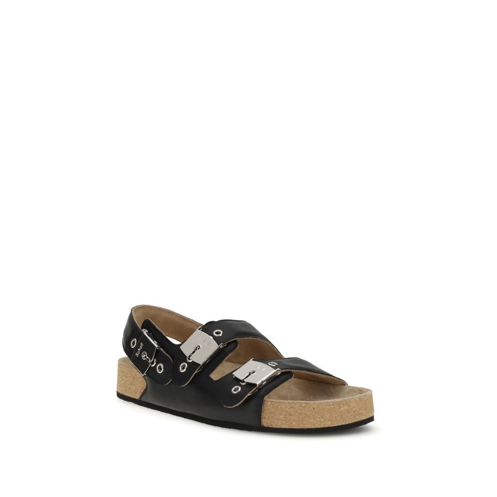 Balenciaga Scholl flat Sandals - Beyzy Store - Balenciaga